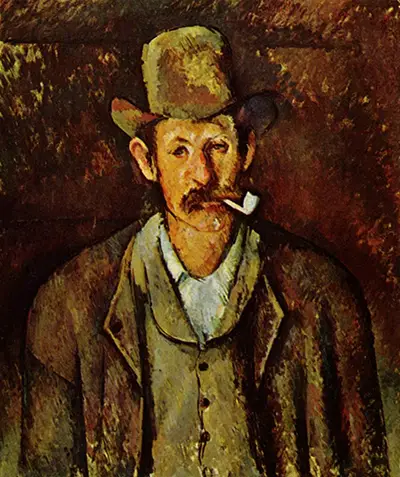 Man with a Pipe (1892) Paul Cezanne
